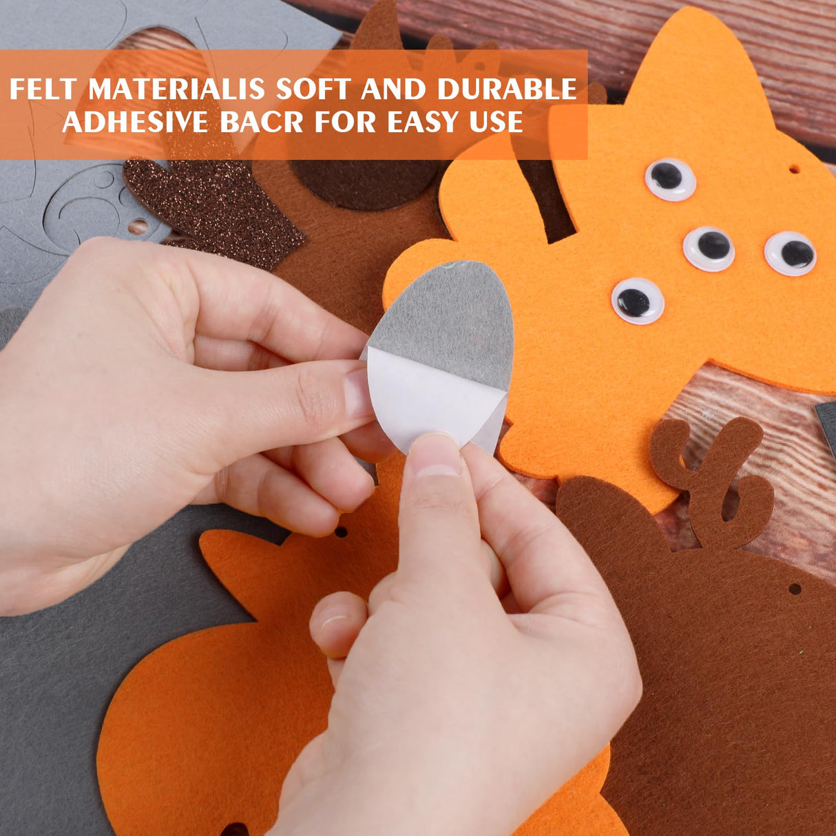 DIYASY 12 Pcs Fall Animal Craft for Kids, Make You Own Animal Foam Stickers Thanksgiving Craft Kits Arts and Crafts DIY Kid Friendly Autumn Decorations Games Party Activities Supplies Age 3-5 4-8 DIYASY