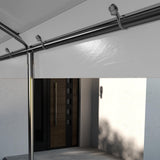 Outsunny 10' x 20' Carport Replacement Top Canopy Cover, UV and Water Resistant Portable Garage Shelter Cover with Ball Bungee Cords, White, Only Cover Outsunny