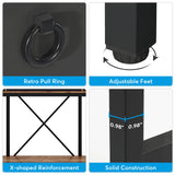 Tribesigns 70.8" Console Table with 3 Drawers, Farmhouse Entryway Table with Storage Shelf, Narrow Long Sofa Foyer Table for Entryway, Hallway (Brown/Black) Tribesigns