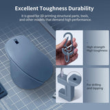 ANYCUBIC Water Washable ABS-Like 3D Printer Resin, High Toughness and Durability, High Precision and Easy to Post-Process, Low Odor, Wide Compatibility (Grey+Grey, 2kg) ANYCUBIC