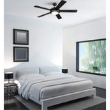 Westinghouse 7224200 Comet Indoor Ceiling Fan with Light, Matte Black Westinghouse