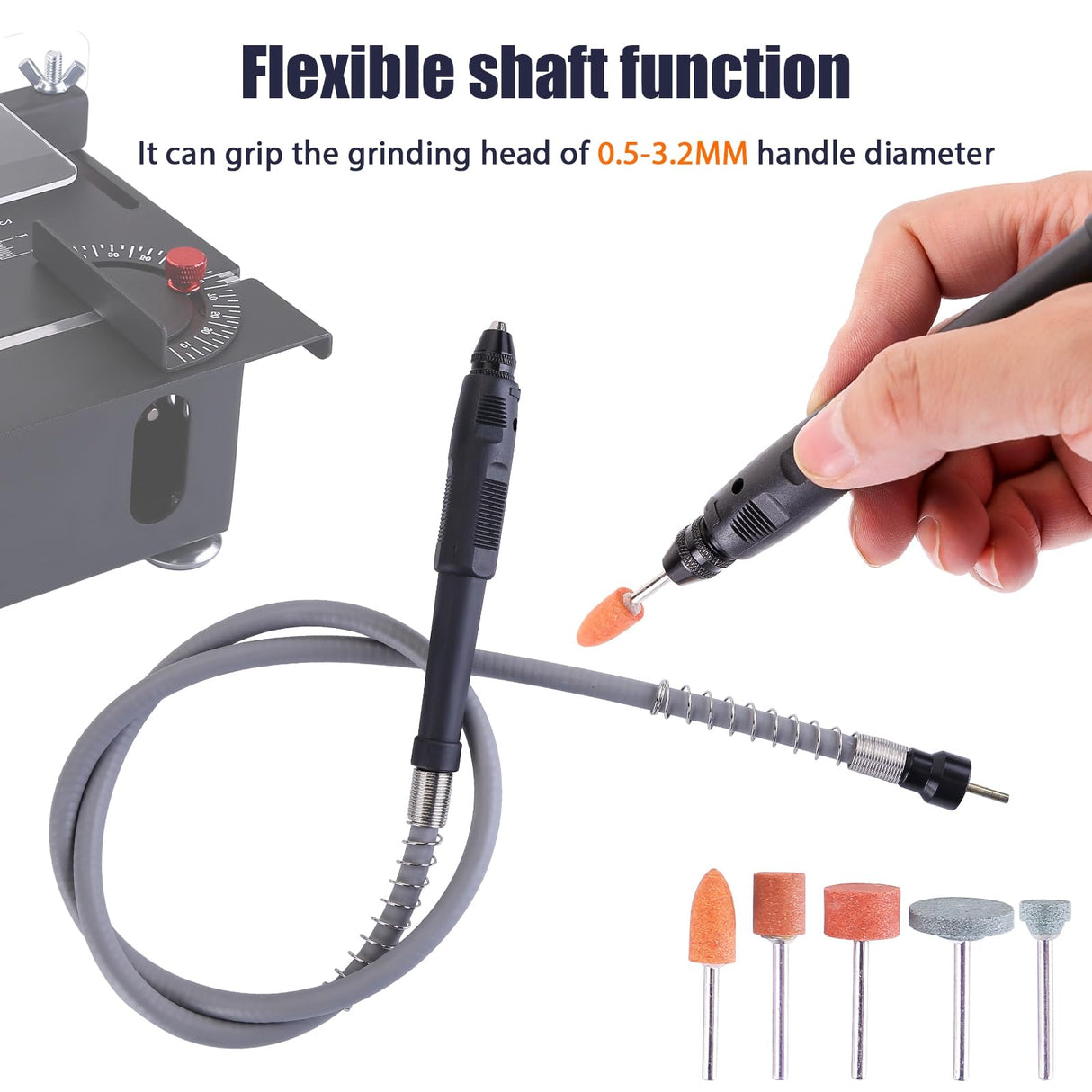 Mini Table Saw,100W Mini Desktop Electric Saw Cutter Speed & Angle Adjustable 16MM Cutting Depth, Seven Speed Adjustable Power Supply,table sawelectrical, mini table saw for crafts Loddery