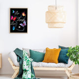 Clabby Diamond Kits for Adults and Beginners Drill Diamond DIY Butterfly Rhinestone 5D Painting for Christmas Home Wall Decor Xmas Present Clabby