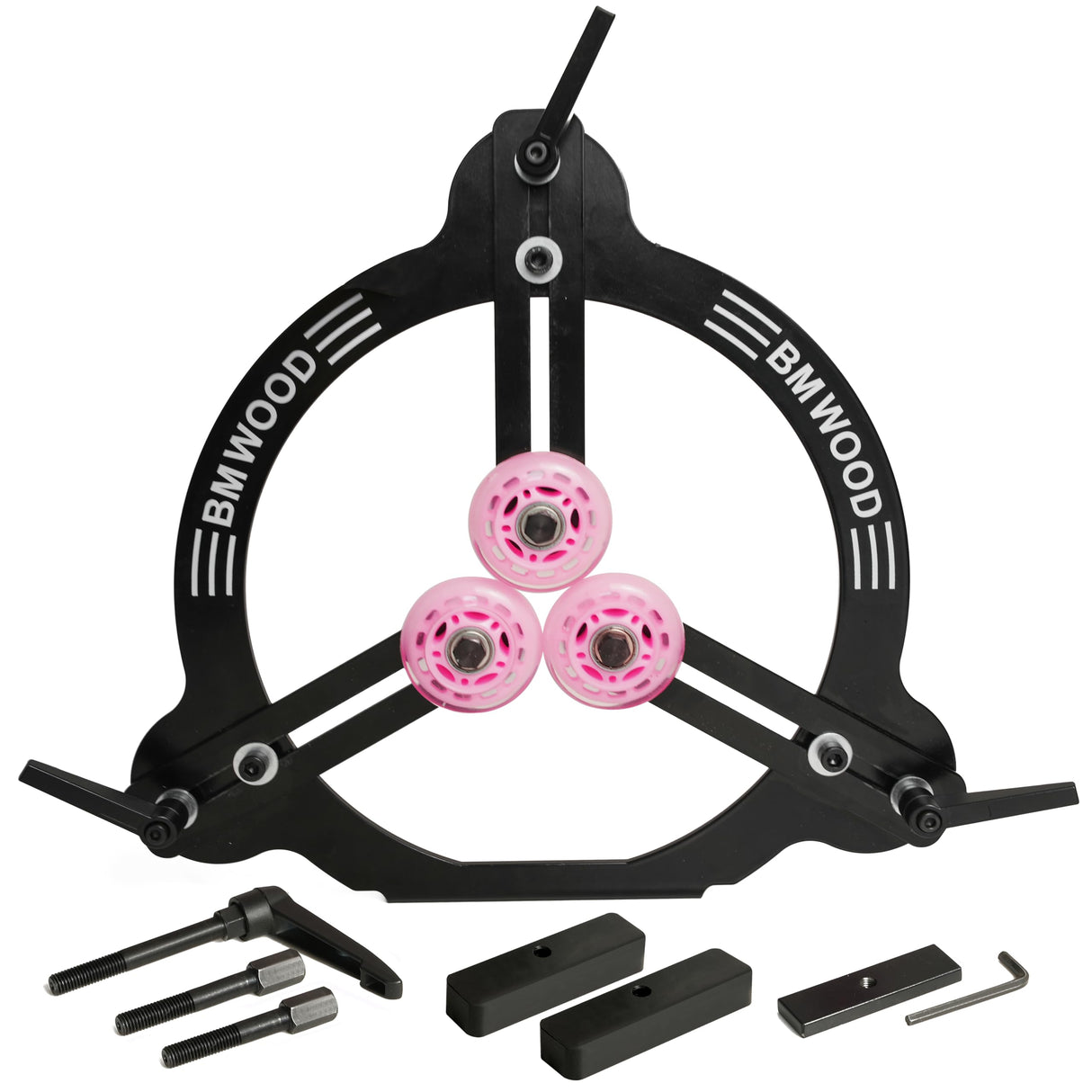 Woodturning Steady Rest MC-FS9 for 16inch,18inch and 20inch Swing Size Lathe for Spindle Woodturning. BMWOOD