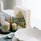 200 Count Napkins 2 Ply Plain White Beverage Napkins Disposable Four Fold Cocktails Paper Napkins 4.9" X 4.9" folded for Party and Every Day Use RosyDecor