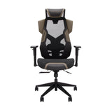 RESPAWN FLEXX Mesh Gaming Chair with Lumbar Support, Ergonomic Gaming Chair with Recline/Tilt Tension Controls, Adjustable Arms, 300lb Max Weight with Wheels for Computer/Desk/Office - Brown RESPAWN