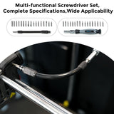 Creality Official 3D Printer Tools Kit, 74 Pieces in 1 Assembly/Removal/Finishing/Filament Cutting Tool with Nozzle Cleaning Kit Needle Nose Plier Screwdriver Kit Tool Storage Bag Comgrow