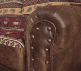 American Furniture Classics Model Two Piece Sofa sectional brown pinto American Furniture Classics