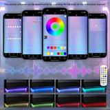 UEV LED 6 Drawer Dresser,White Dresser for Bedroom with Light,Chest of Drawers with High Glossy finsh for Bedroom,Living Room,Entryway(Black) UEV