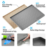Winisok Silicone Under Sink Mat 34" x 22", kitchen Essentials and Gadgets, Shelf liner and Cabinet Protector, Home Organizers and Storage, Waterproof Bathroom Tray Winisok