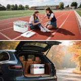 ARSTPEOE 3-Tier Medicine Organizer - Portable Medicine Cabinet with Plastic Handle, Multipurpose Medical Box with Pill Box, Empty First Aid Kit for Home ARSTPEOE