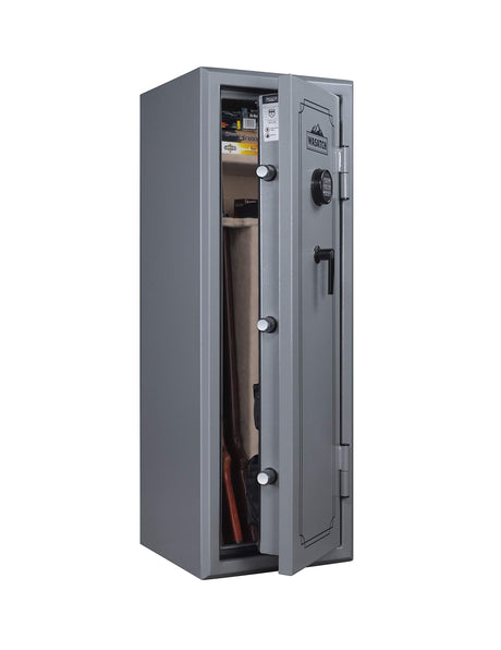 Wasatch 18-Gun Fireproof and Waterproof Safe with Electronic Lock, Gray (18EGW) Wasatch