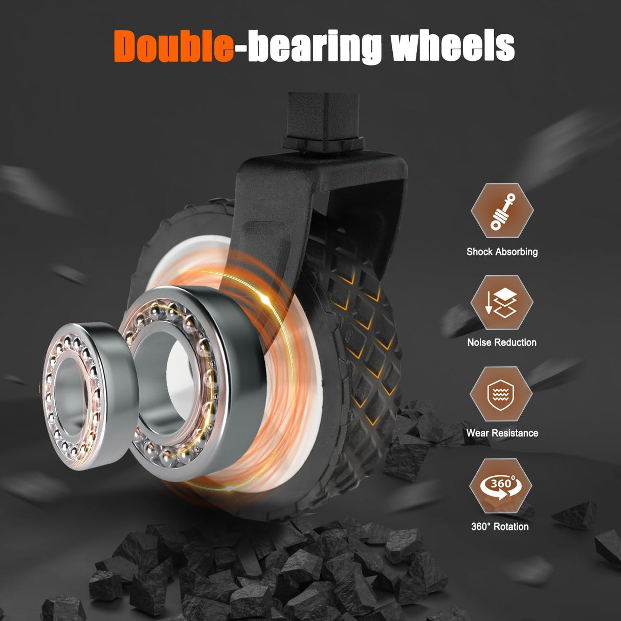 Collapsible Foldable Wagon, Beach Cart Large Capacity, Heavy Duty Folding Wagon Portable, Collapsible Wagon for Sports, Shopping, Camping (Black) iHomey