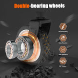 Collapsible Foldable Wagon, Beach Cart Large Capacity, Heavy Duty Folding Wagon Portable, Collapsible Wagon for Sports, Shopping, Camping (Black) iHomey