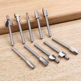 Mesee 10Pcs HSS Router Bits 1/8"(3mm) Shank Carbide Engraving Bit Set Fit Rotary Tool Tools for DIY Woodworking Edge Grooving Carving Milling Trimming Mesee