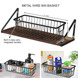 SheeChung 6Pcs Mason Jars Bathroom Accessories Set Complete - Toothbrush Holder, Lotion Soap Dispenser, 2 Mason Jars, Soap Dish, Toilet Paper Basket, Rustic Farmhouse Decor (Black, 6Pcs Bathroom Set) SheeChung