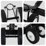 SUNCREAT Hammock Wheel Kit for Hammock Stand, Weather Resistant Portable Universal Stand Wheel for Outdoor Use, Black SUNCREAT