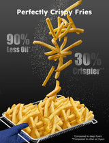 Nuwave Bravo XL Pro Air Fryer Toaster Oven, Improved 100% Super Convection, Quicker & Crispier Results, 100 Presets, Multi-Layer Even Cooking, 50-500F, Smart Probe, PFAS Free, 30QT, Stainless Steel Nuwave