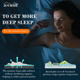 3 Inch King Size Memory Foam Mattress Topper, Cooling Gel Bed Topper with Removable Cover, Soft & Pain Relief & Breathable, CertiPUR-US & Oeko-Tex Certified JOYRIDE SLEEP