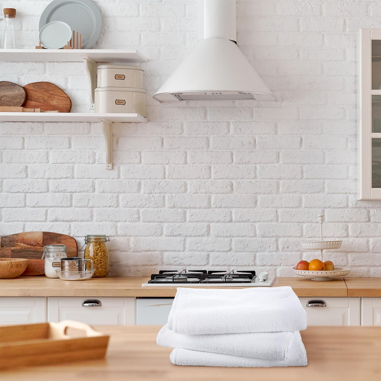 Patelai Sublimation Dishtowel Absorbent Multi Purpose Kitchen Dish Towels Blank DIY Kitchen Dishcloth Bathroom Towel for Kitchen Home,16 x 24 Inch (10) Patelai