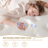 SNFPNE 10 Inch Queen Size Hybrid Mattress with Gel Memory Foam and Individual Pocketed Coils for Motion Isolation & Edge Support, Medium Firmness for Pressure Relief, CertiPUR-US Certified,in a Box SNFPNE