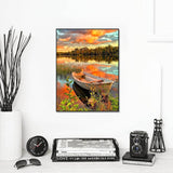 abcGoodefg Diamond Art Paintings Kit 6 Packs, DIY 5D Diamond Art Kits for Adults Landscape Set Round Full Drill Paint by Diamonds, 12x16 inch abcGoodefg