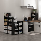 Furinno Luder Bookcase / Book / Storage, 4-Tier, Blackwood Furinno