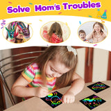 FUNNYB&G Rainbow Scratch Art Party Favors for Kids：288 PCS Scratch Paper Art Craft Kit Girls Boys Back To School Gifts for Kids Students Bulk Birthday Classroom Prizes Goodie Bags Stuffers Mini Notes FUNNYB&G