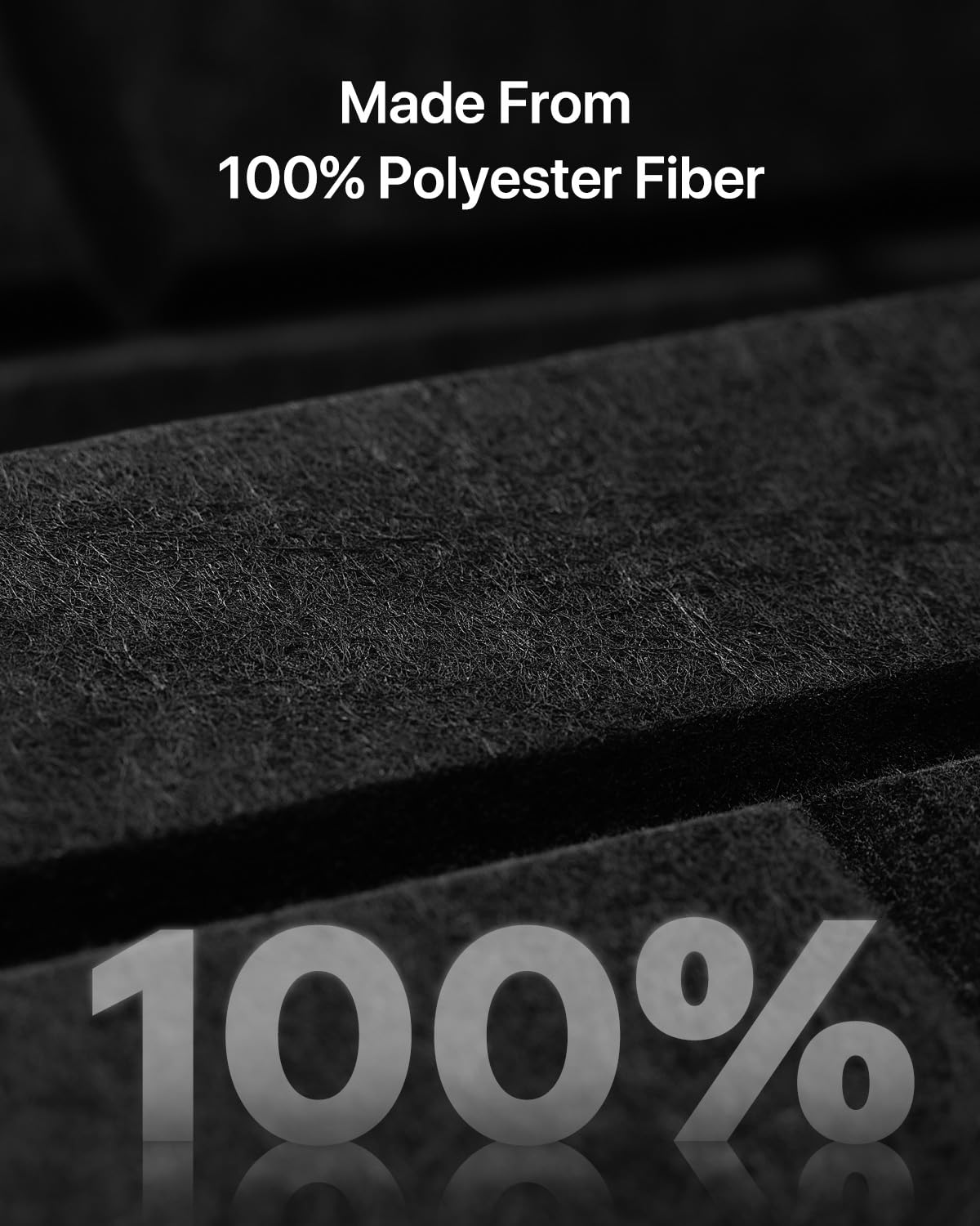 Soundproof Wall Panels, Kuchoow Sound Proof Panels for Walls, 18 Pack High Density Acoustic Panels Sound Absorbing Self-Adhesive, Acoustic Wall Panels for Walls Door Ceiling 12" X 12" X 0.4" Black Kuchoow