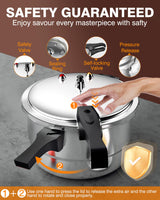 WantJoin 10Qt Aluminum Pressure Cooker w/Release Valve & Multiple Protective Devices,Pressure Canner Compatible with Gas & Induction Cooker,Canner Rack Included WantJoin