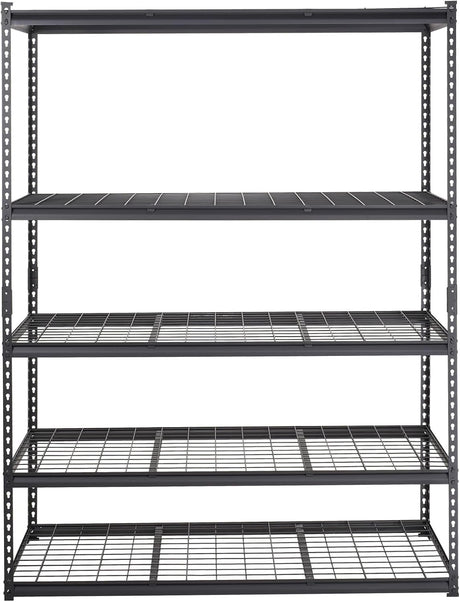Garage Shelving, 5 Tire Storage Shelving Heavy Duty Garage Shelves 3000LBS Load Bearing, Full Metal Shelving Units, Durable Construction, Adjustable Shelves, Easy Assembly, 60''W x 24''D x 78''H PioneerWorks