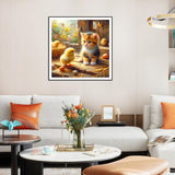 AMORARS Cat Diamond Art Kits for Adults, 5D Diamond Painting Kits for Beginners - DIY Full Diamond Dot Gem Art Paintings, Suitable Gifts, and Home Decoration Crafts, 12x12Inch AMORARS