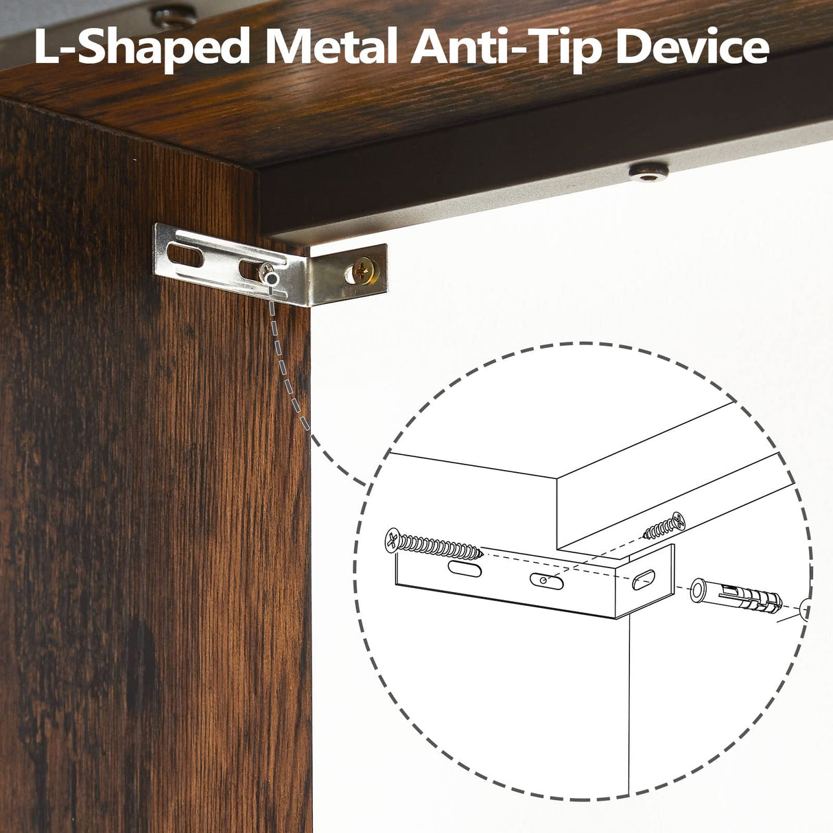 MAHANCRIS Console Table, 62.2" Long Sofa Table Behind Couch, Narrow Entryway Table, Farmhouse Dining Table with Angled Metal Frame, Industrial Console Table for Entryway, Rustic Brown CTHR15801Z MAHANCRIS