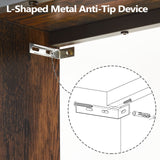 MAHANCRIS Console Table, 62.2" Long Sofa Table Behind Couch, Narrow Entryway Table, Farmhouse Dining Table with Angled Metal Frame, Industrial Console Table for Entryway, Rustic Brown CTHR15801Z MAHANCRIS