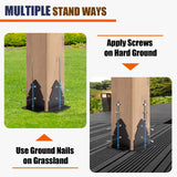 CHARMELEON 12'x20' Cedar Wood Gazebo Hardtop - Wooden Gazebo with Dual Metal Roof - Permanent Outdoor Gazebo Canopy - Large All Weather Patio Gazebo for Backyard, Deck & Garden - Greyish Brown Frame CHARMELEON