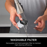 Shark WV410BL WANDVAC Cordless Hand Vacuum, Ultra-Lightweight & Portable with Powerful Suction & Tools for Pets, Designed for Car & Home, Dark Blue Shark