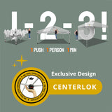 CROWN SHADES 10x10 Pop Up Canopy with 1 Side Wall - Beach Tent with One Push Setup - Outdoor Sun Shade for Events, Parties, Camping - Gazebo with STO-N-Go Cover Bag (White) CROWN SHADES