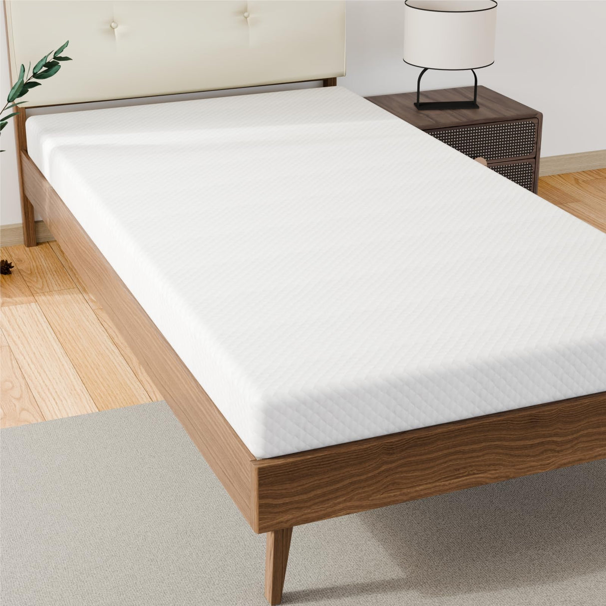 Bamboobreeze Twin/Full/Queen/King Mattress, Cooling Gel Memory Foam, Medium-Firm, Pressure Relief, CertiPUR-US Bamboobreeze