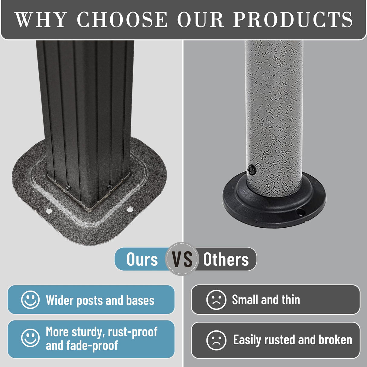 Domi 8’ x 6’ Grill Gazebo, Outdoor Aluminum BBQ Gazebo with 2 Side Shelves, Hardtop Double Roof Permanent Sun Shade with Ceiling Hooks for Patio Deck Yard Garden (Grey) domi outdoor living