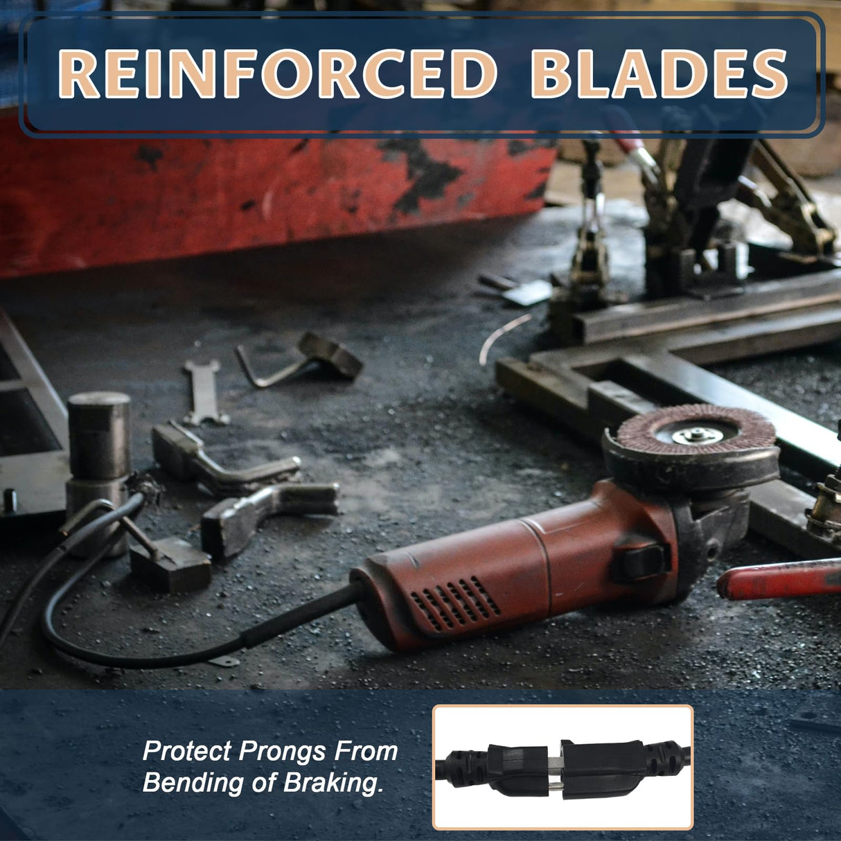 EP 100 Ft Outdoor Extension Cord - 12/3 SJTW Heavy Duty Black Extension Cable with 3 Prong Grounded Plug - Power Cord for Lawn, Garden, Appliances EP