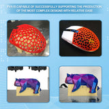 Yousu PVA Filament 1.75mm, Water Soluble Support 3D Printer Filament, 0.5kg, Natural PVA, Softens in 55-60°C Water Temperature for Easy Removal of Filament Support Yousu