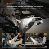 Barbecue Grill Light Grilling Accessories for Outdoor, BBQ Magnetic LED Lights Flexible Gooseneck Weather Resistant, Men Dad Gifts Traeger Smoker Pit Boss Griddle Gadget Batteries Included 2 Pack FIREOR