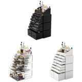 READAEER Makeup Cosmetic Organizer Storage Drawers Display Boxes Case with 12 Drawers (White) READAEER