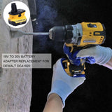 Kotoate 2Pack DCA1820 Battery Adapter Compatible with Dewalt 18V Tools, Compatible with Dewalt 18V to 20V Adapter, Compatible with Dewalt 20V Lithium Battery DCB201 DCB206 to 18V Battery DC9096 Kotoate