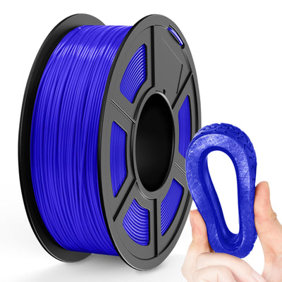 TECBEARS TPU Filament 1.75mm, 95A 3D Printer Filament, Flexible TPU Filament for Fast Printing, Dimensional Accuracy +/- 0.03mm, Fit Most FDM 3D Printers, Blue 1KG