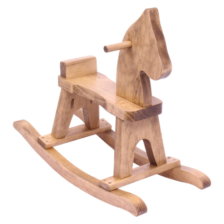 AmishToyBox.com Wooden Rocking Horse Toddler Ride-On Toy (Harvest Stain) AmishToyBox.com