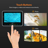 MX2-AS Microscope for Kids, 2-in-1 Handheld Miniscope, 1600X Digital Microscope with 4.3-inch 1080P Screen, Educational Kids Microscopes Kit for Boys Girls MatataStudio