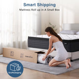 DEHIJU Full Size Mattress, 12 Inch Hybrid Memory Foam Full Mattress in a Box, Pressure Relief, Medium Firm, CertiPUR-US DEHIJU