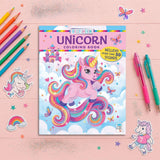 Totally Awesome Unicorn Coloring Book with Stickers Cottage Door Press