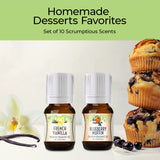 Good Essential Sweet Scents Fragrance Oil Set - 10 Pack Essential Oils for Halloween, Diffuser & Candle Making - Cotton Candy Essential Oil, Marshmallow Essential Oils & More - Essential Oils Set Good Essential